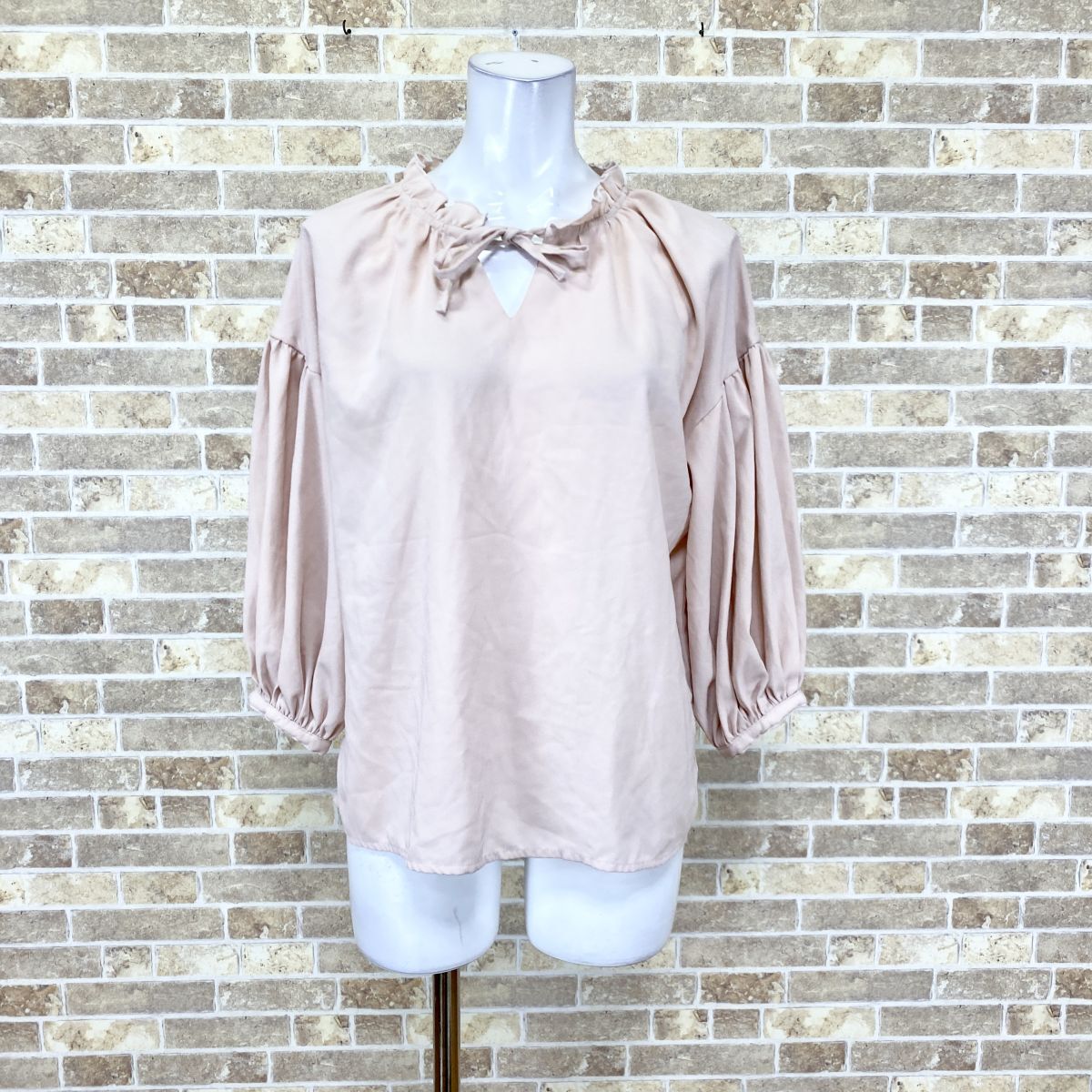 1円 トップス 【ネコポス可】 SUREVE ピンク系 L 発表会 フォーマル イベント 中古16047拍卖