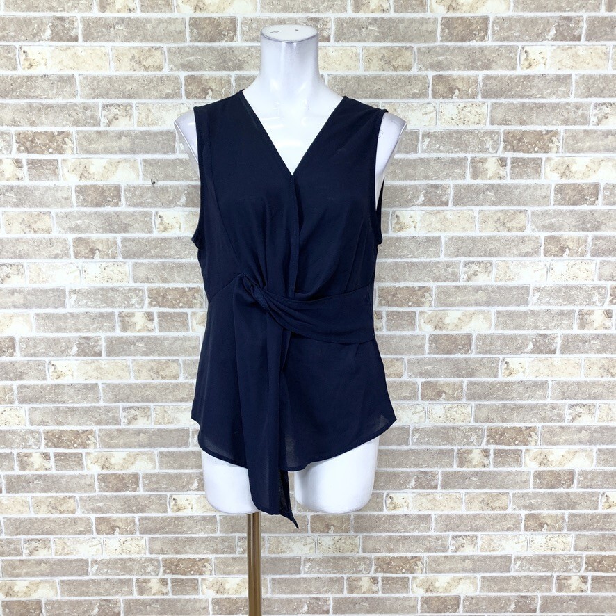 1円 トップス 【ネコポス可】 fifth ネイビー系 発表会 フォーマル イベント 中古15913拍卖