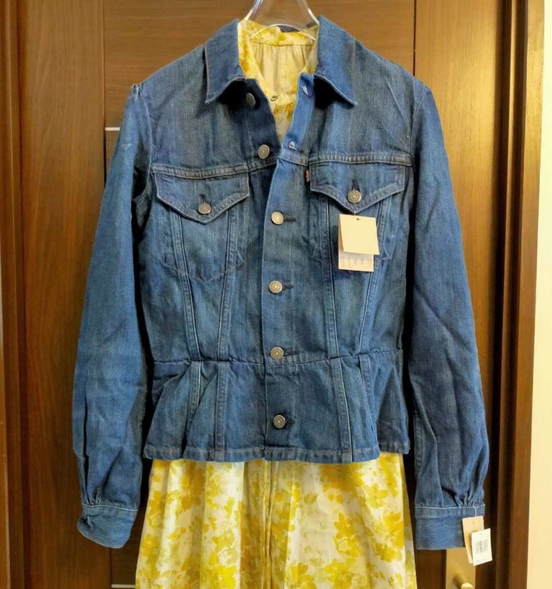 定価14,700円・リーバイス Levi's デニムジャケット Gジャン レディース M 新品拍卖
