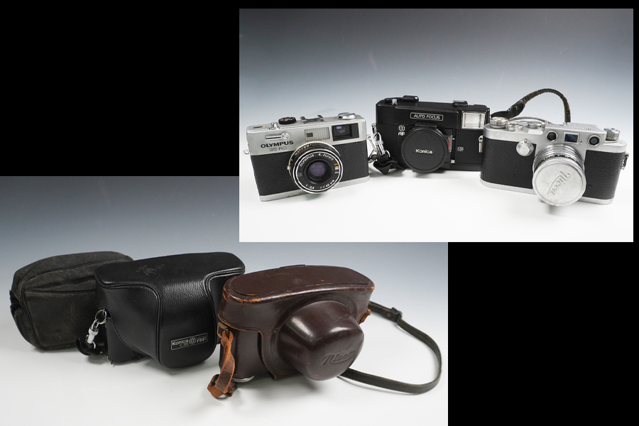 カメラ3点まとめて オリンパス 35RC E.ZUIKO 42mm F2.8 コニカ C35 AF ジャンク品拍卖