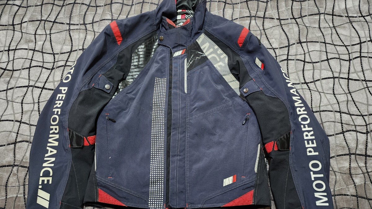 【M】クシタニ KUSHITANI K2804M アキュートジャケット ウィンター ネイビー バイク ライディング ライダース拍卖