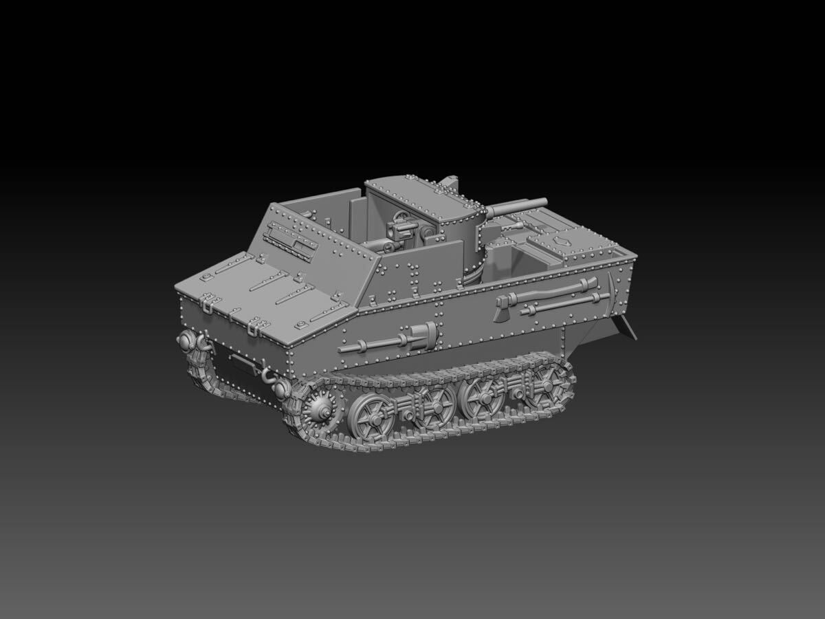 1/35 レジンキット 未塗装 WW2 ベルギー製 ドイツ軍鹵獲 対戦車自走砲 T13 B1 251006拍卖