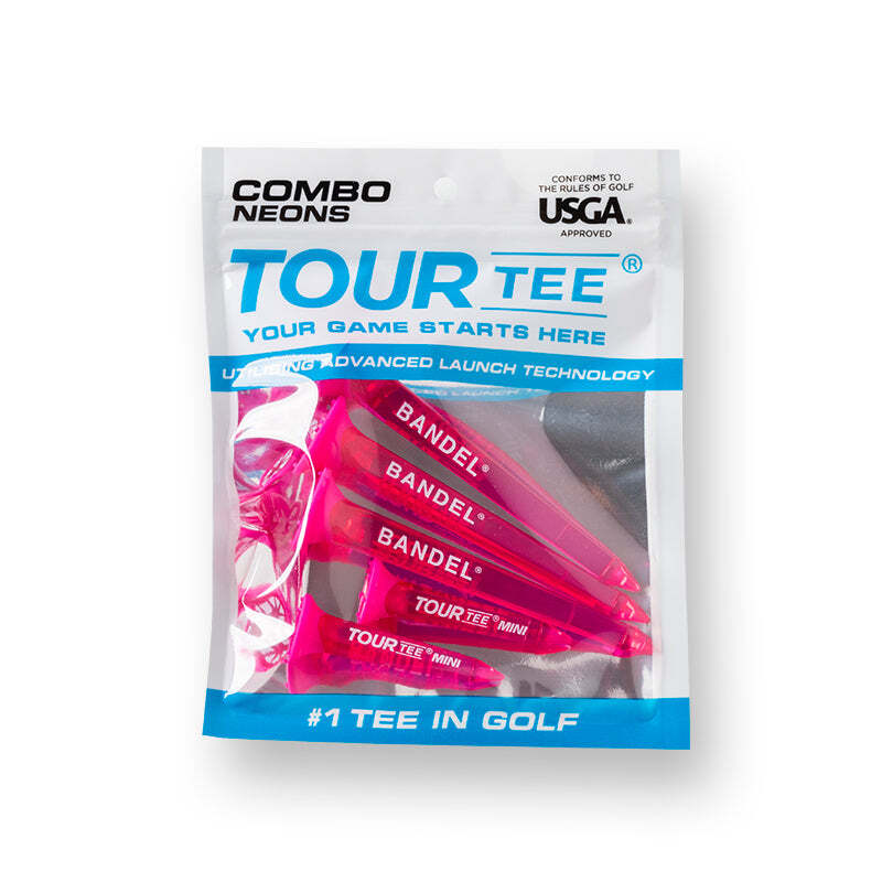 ツアーティTOUR TEE バンデル BANDEL ロング&ショート COMBO 5本セット ネオンピンク拍卖