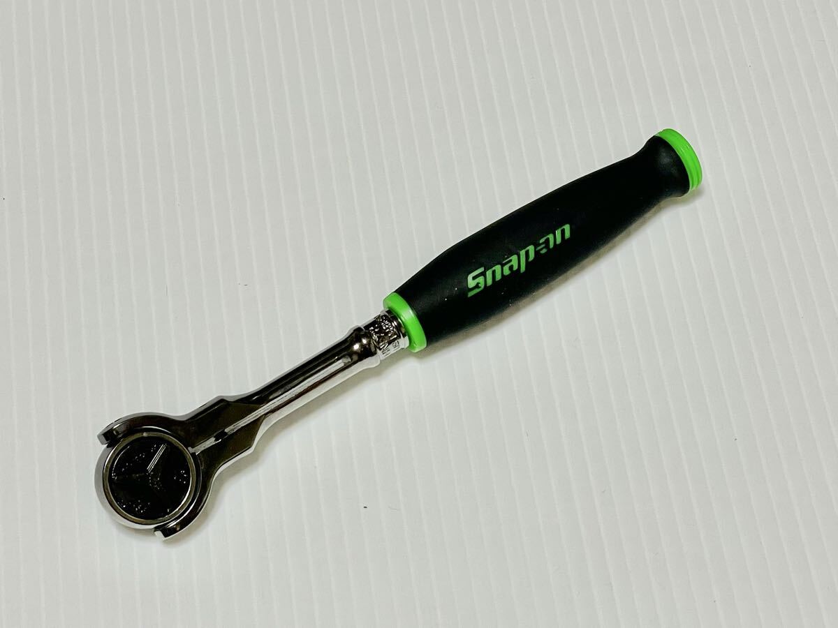 スナップオン 1/4drコンパクトスイベルラチェット 差込角:1/4 グリーングリップ THNF72 新品拍卖
