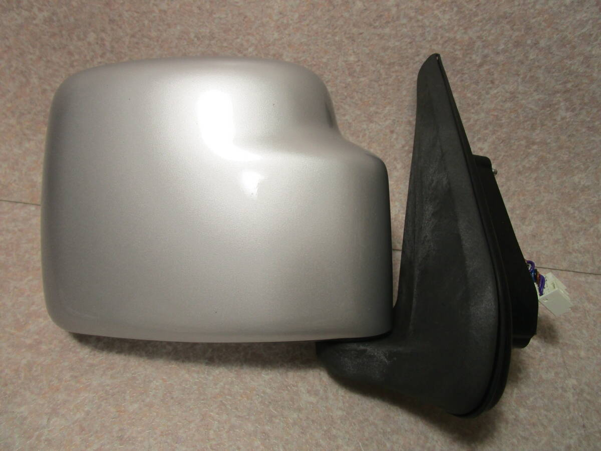ジムニー JB23W 7型 ドアミラー 右 ISHIZAKI 524 Z2S シルキーシルバーメタリック 電格 ヒーター ◎内部破損あり拍卖