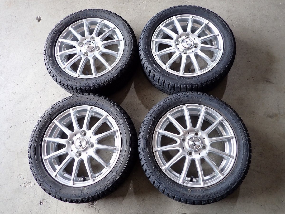 YS19086【送料無料165/55R14】ザッツ ゼスト ライフ ekワゴン 2021年製 GIZ2 中古スタッドレスセット■14×4.5J 100/4H ET45■1円スタート拍卖