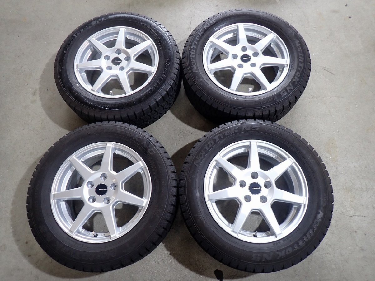 YS22800【送料無料215/60R16】ザ・ビートル TーROCなどに 2022年製 中古スタッドレス 球面ボルト対応 ▼16×6.5J 112/5H ET46▼拍卖