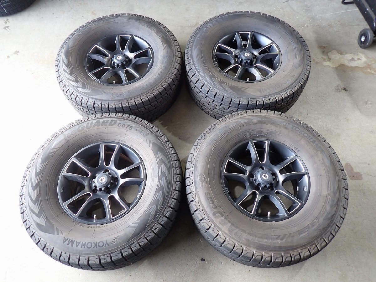 YS22915【送料無料315/70R17】ジープ ラングラー等 カスタム車へ 中古スタッドレス ★17×7.5J 127/5H ET約35★【個人宅配達不可】拍卖