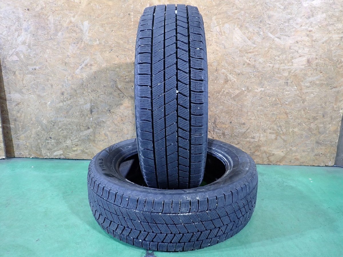 RK12124【送料無料195/60R17】2本 ブリヂストン ブリザック VRX3 中古スタッドレス ライズ ロッキー 60プリウス等に ≪即決≫拍卖