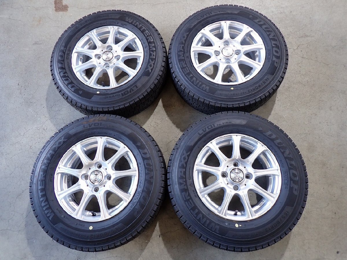 YS23354【送料無料165/80R13 90/88N】50系プロボックス サクシード等に ※160系装着不可※ ★13×5J 100/4H ET36★拍卖