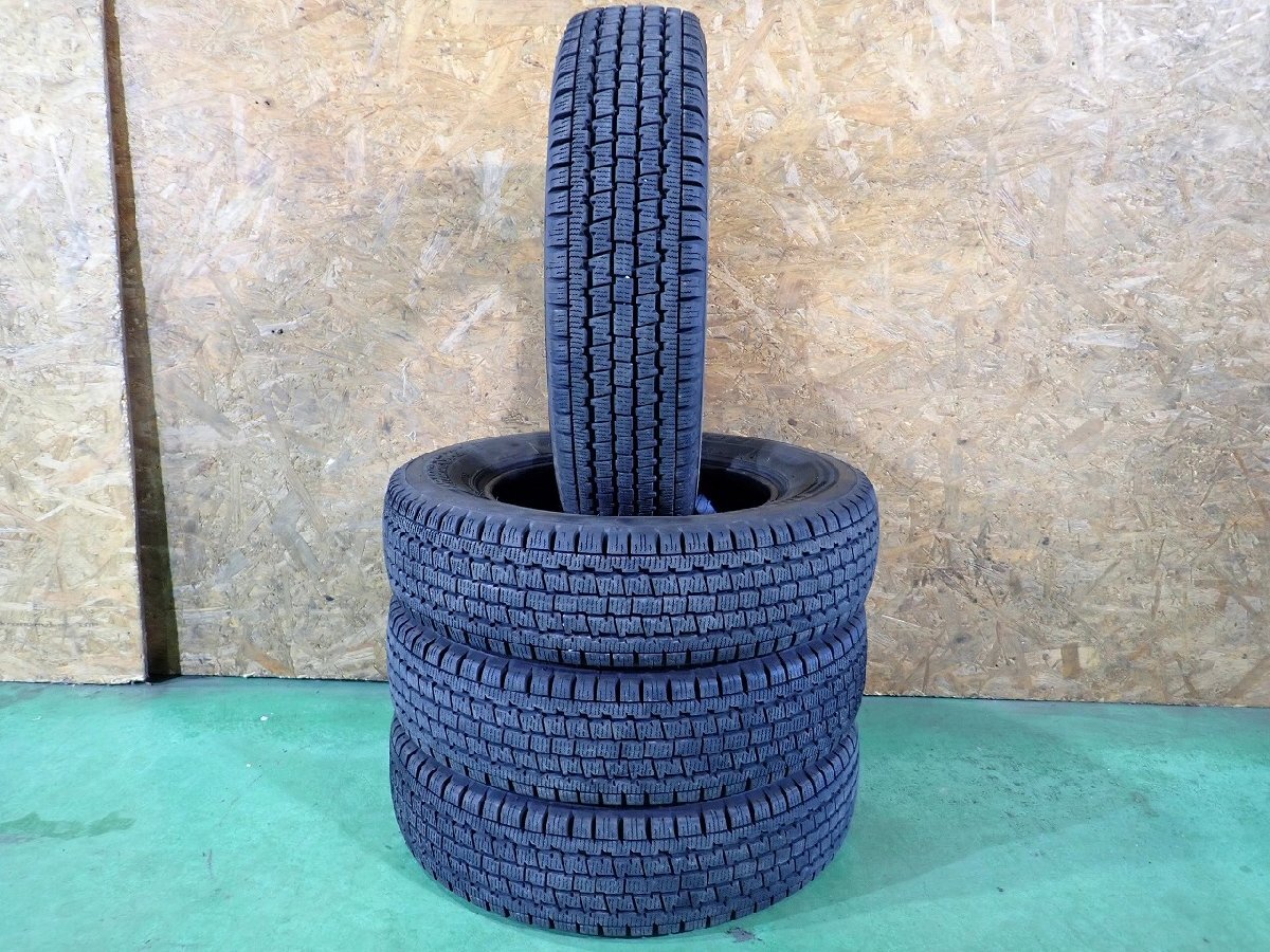 RB4223【送料無料145/80R12 80/78N】4本 ブリヂストン W300 2022年製 中古スタッドレス ハイゼット キャリー サンバー ≪即決≫拍卖