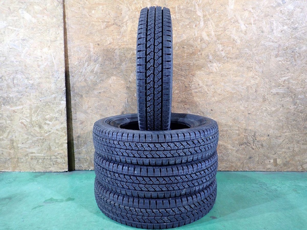 RB4210【送料無料155/80R14 88/86N】4本 ブリヂストン ブリザック VL1 中古スタッドレス プロボックス サクシードなどに ≪即決≫拍卖