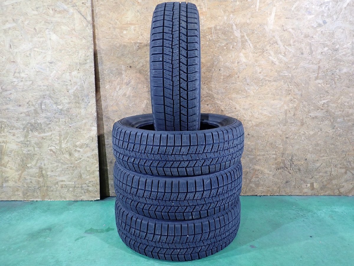 RB4190【送料無料185/60R16】4本 ダンロップ ウィンターマックス WM03 中古スタッドレス デミオ フィット アクア ≪即決≫拍卖