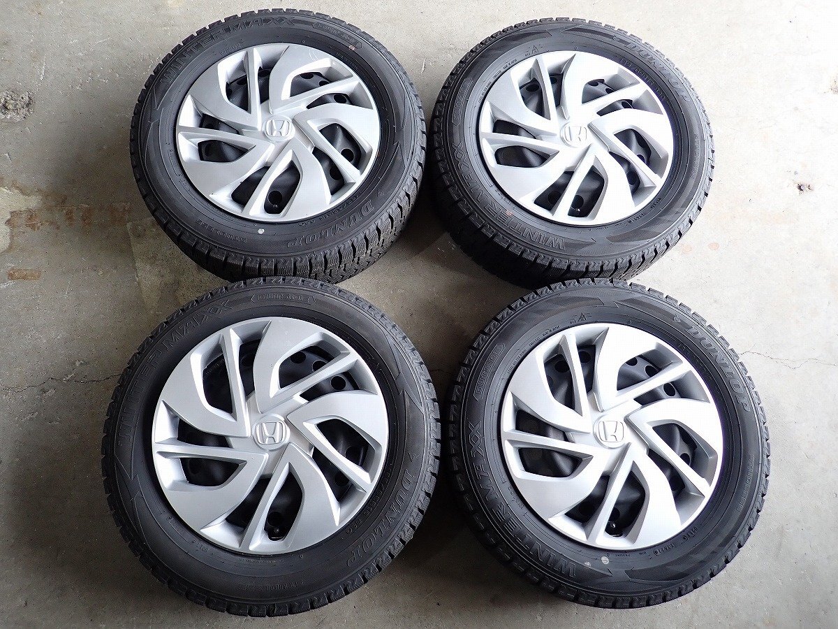 YS20489【送料無料185/65R15】ホンダ純正スチール GB5 GB6 GB7 GB8型フリード 冬タイヤ ●15×5.5J 114.3/5H ET約50●1円スタート拍卖