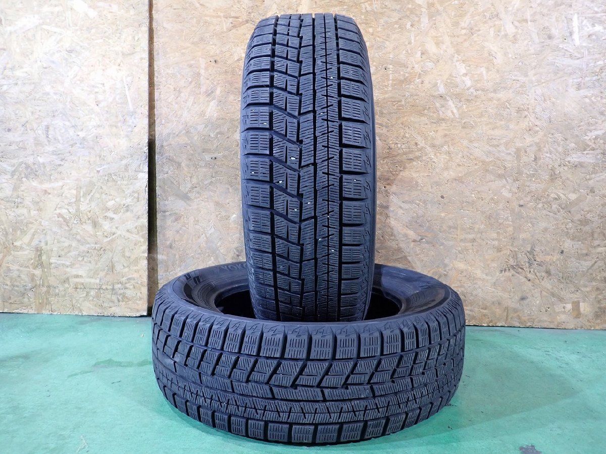 RK12195【送料無料225/60R17】2本 ヨコハマ アイスガード IG60 中古スタッドレス アルファード ヴェルファイアなどに ≪即決≫拍卖