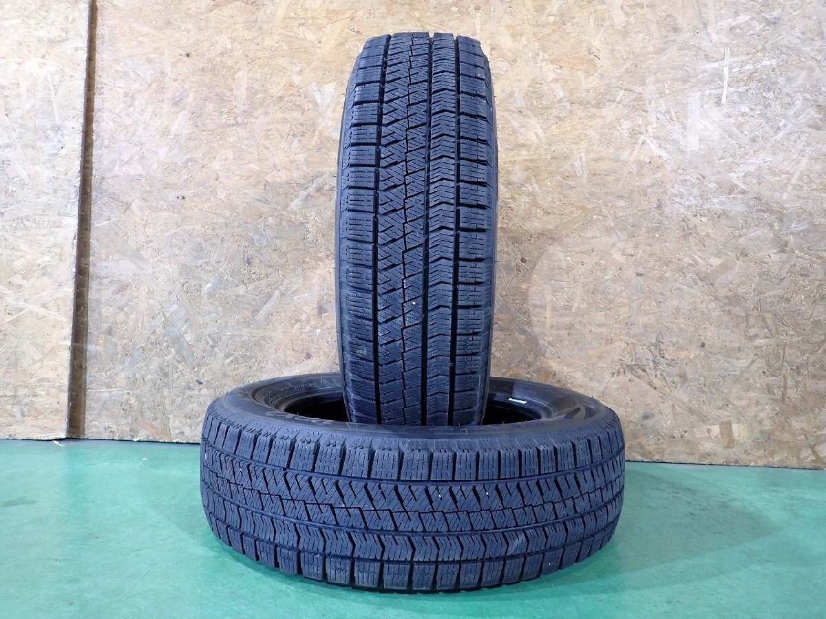 RK12222【送料無料175/65R15】2本 ブリヂストン ブリザック VRX2 中古スタッドレス フィット アクア キューブなどに ≪即決≫拍卖