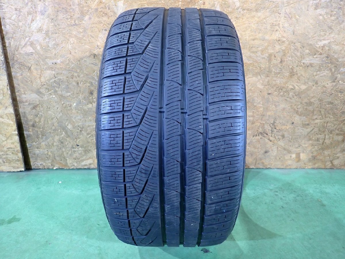 RK12261【送料無料285/35R20】1本 ピレリ SOTTO ZERO 中古スタッドレス BMW M5 M8 マセラティ ギブリ等 リア交換用 ≪即決≫拍卖