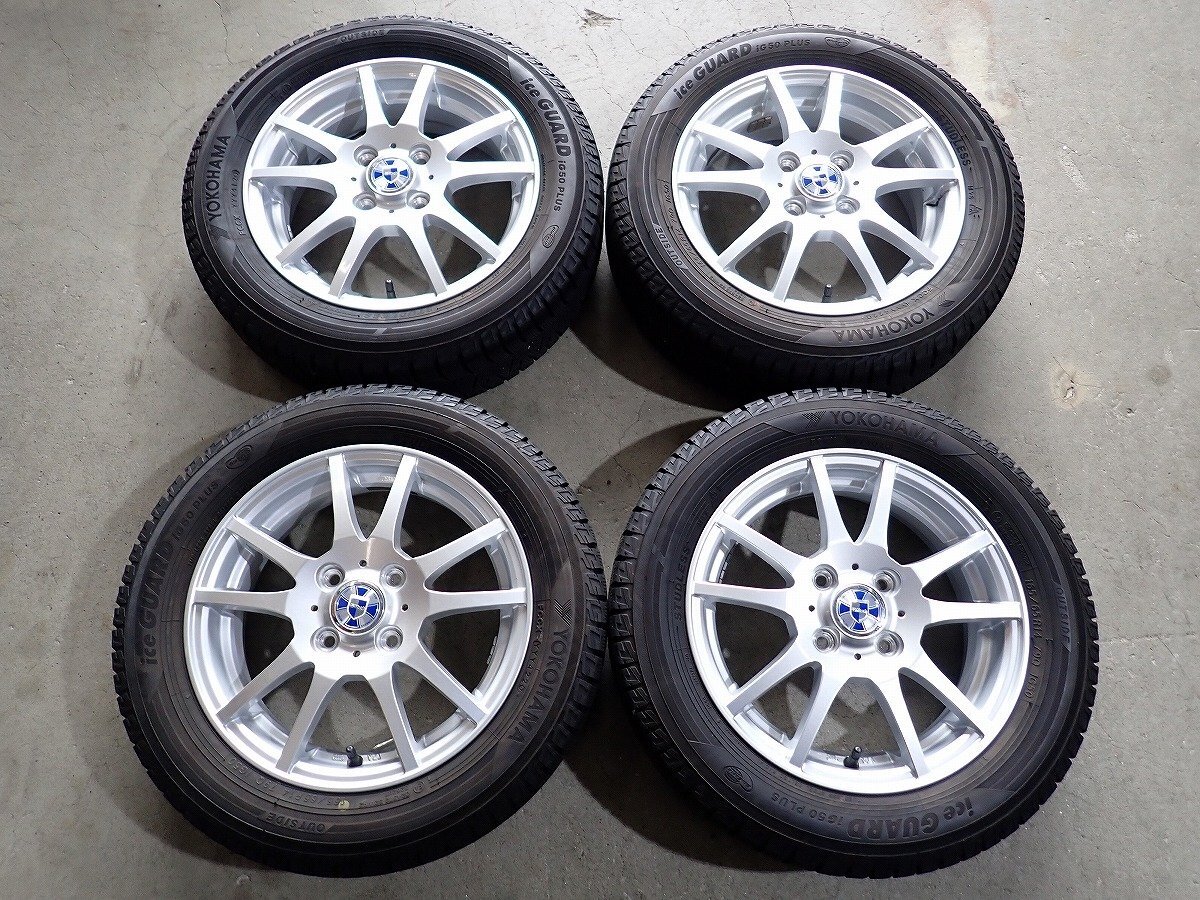 YS20597【送料無料165/65R14】ソリオ デリカD:2 ハスラーなどに ヨコハマ 中古スタッドレス ▼14×4.5J 100/4H ET45▼1円スタート拍卖