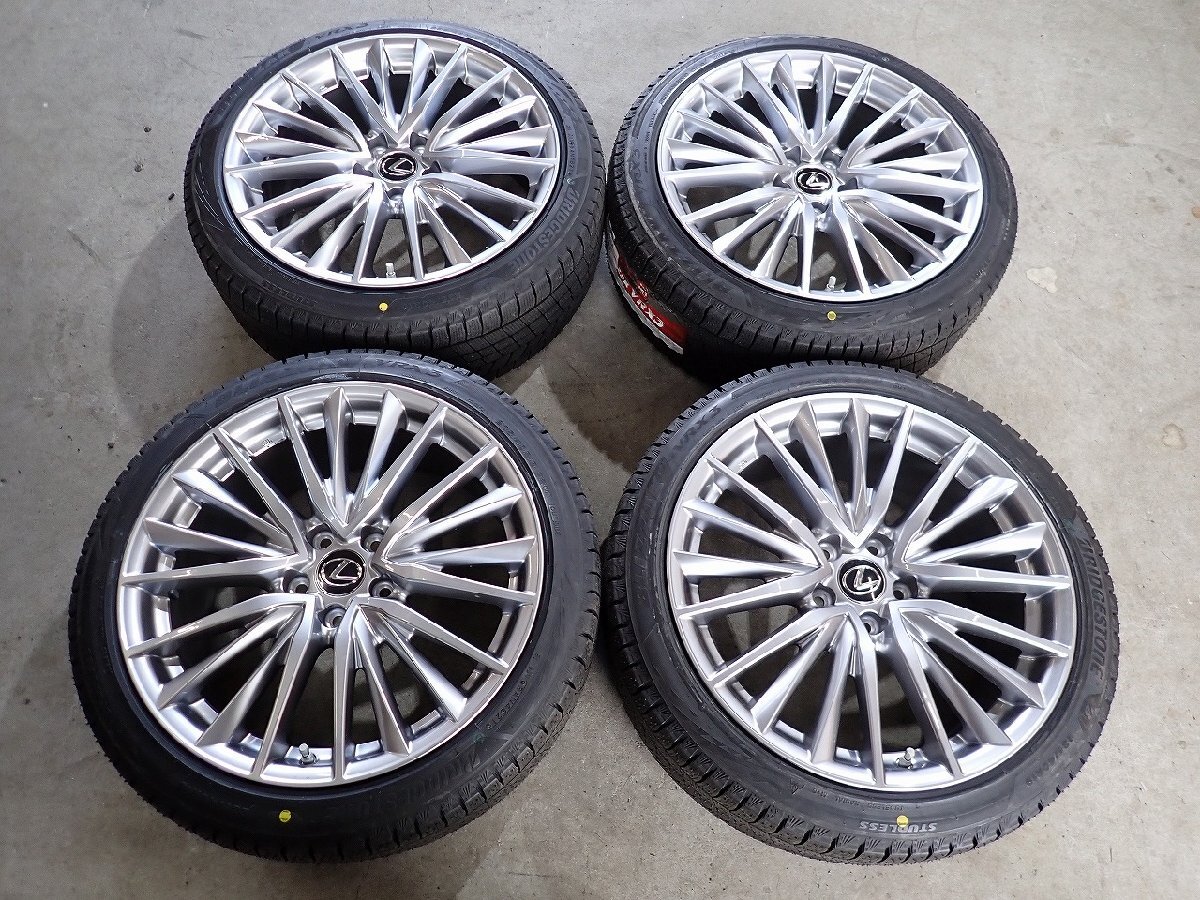 YS23624【送料無料235/40R19】レクサス純正 IS IS300h バージョンL 純正 中古スタッドレスセット ▼19×8.5J 114.3/5H ET45▼拍卖