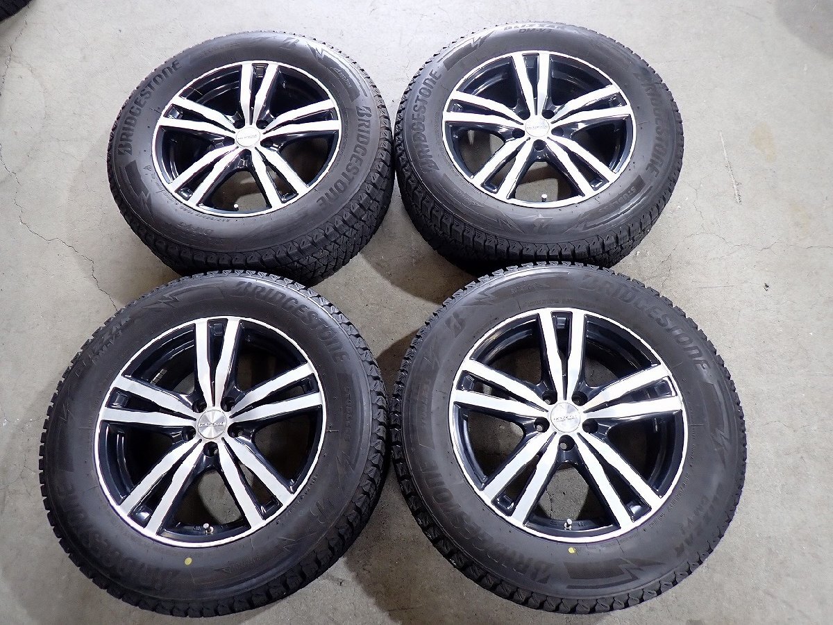 YS23956【送料無料225/65R17】XV SJ系フォレスターなどに ブリヂストン 中古スタッドレスセット ▼17×7J 100/5H ET48▼1円スタート拍卖