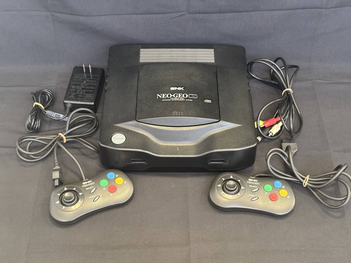 【9235】SNK NEO GEO CD disc PRO-GEARSPEC CD-T01 本体 ゲーム機 通電確認のみ拍卖