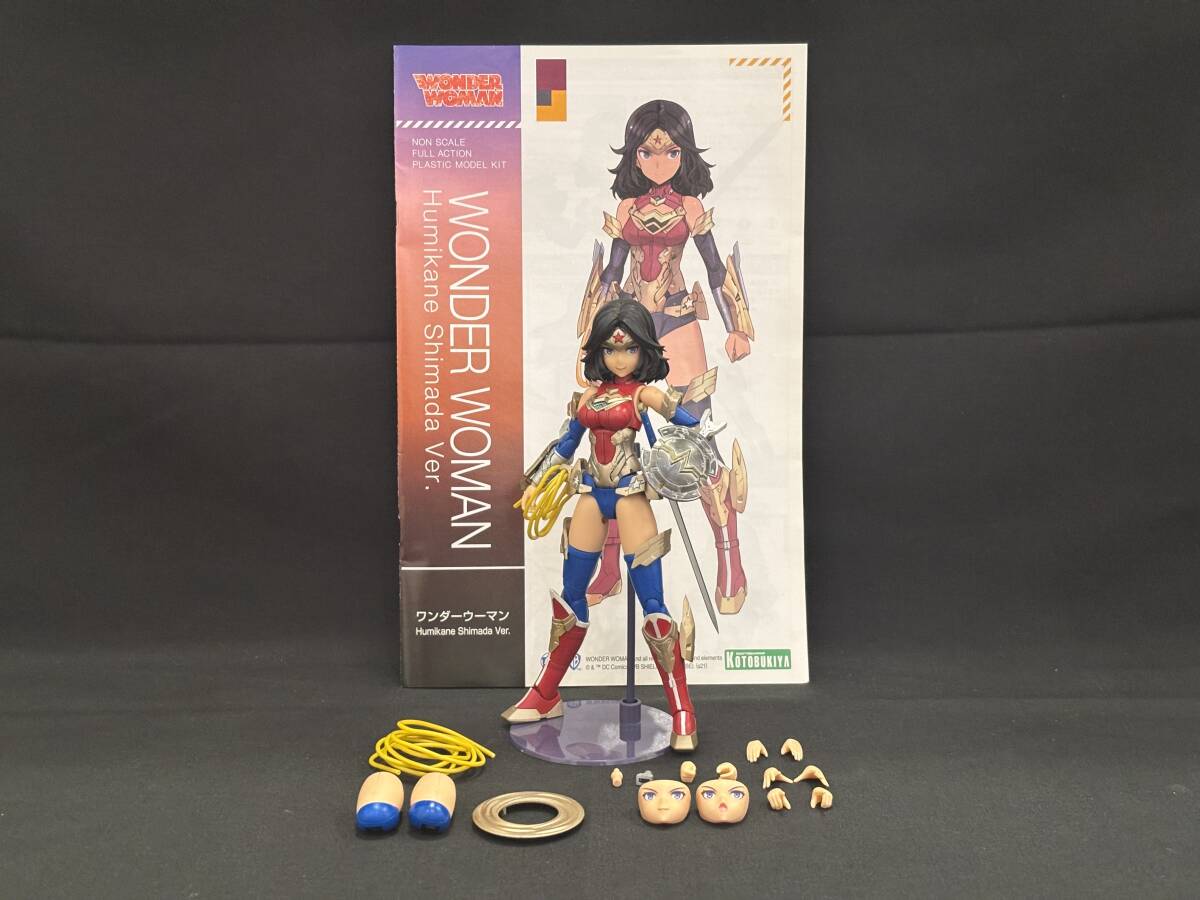 【11273】KOTOBUKIYA ワンダーウーマン Humikane Shimada Ver. 塗装・組立て済み プラモデル 説明書付き拍卖