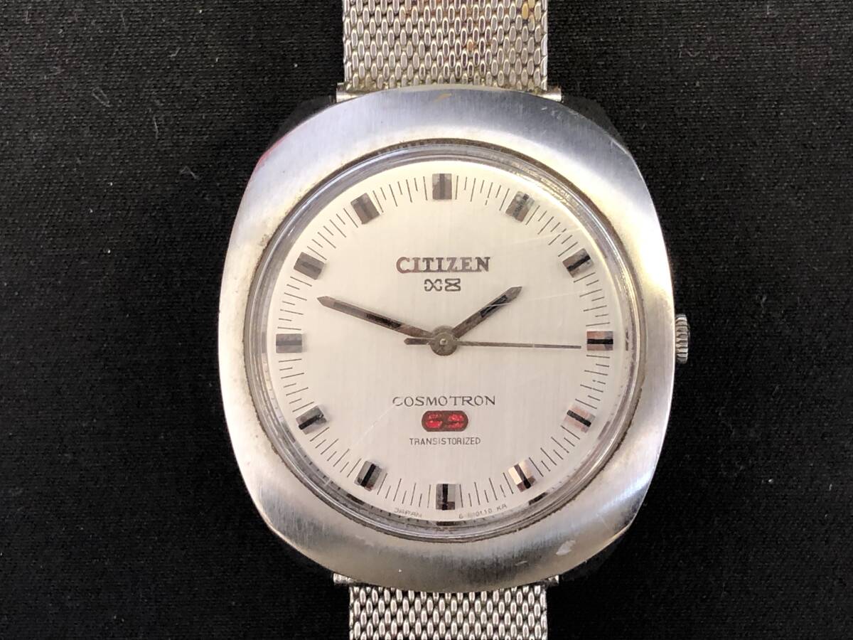 《11373》CITIZEN シチズン COSMOTRON X8 コスモトロン 4-810023 Y 文字盤シルバー拍卖