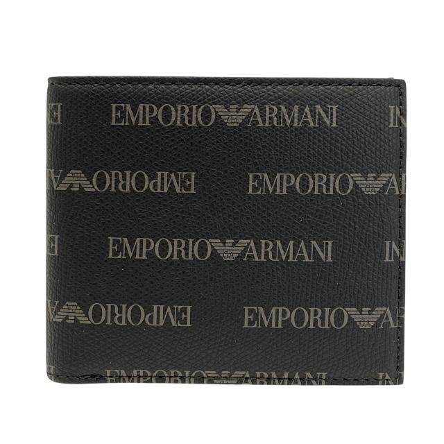 EMPORIO ARMANI エンポリオ アルマーニ ロゴ 財布 二つ折り財布 折財布拍卖