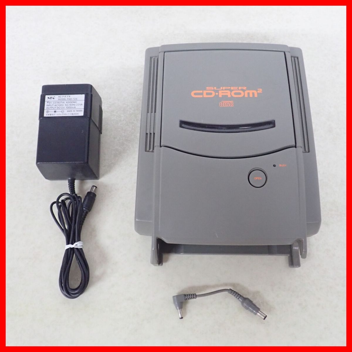 動作品 PCE PCエンジン SUPER CD-ROM2 PI-CD1 NEC 日本電気ホームエレクトロニクス【20拍卖