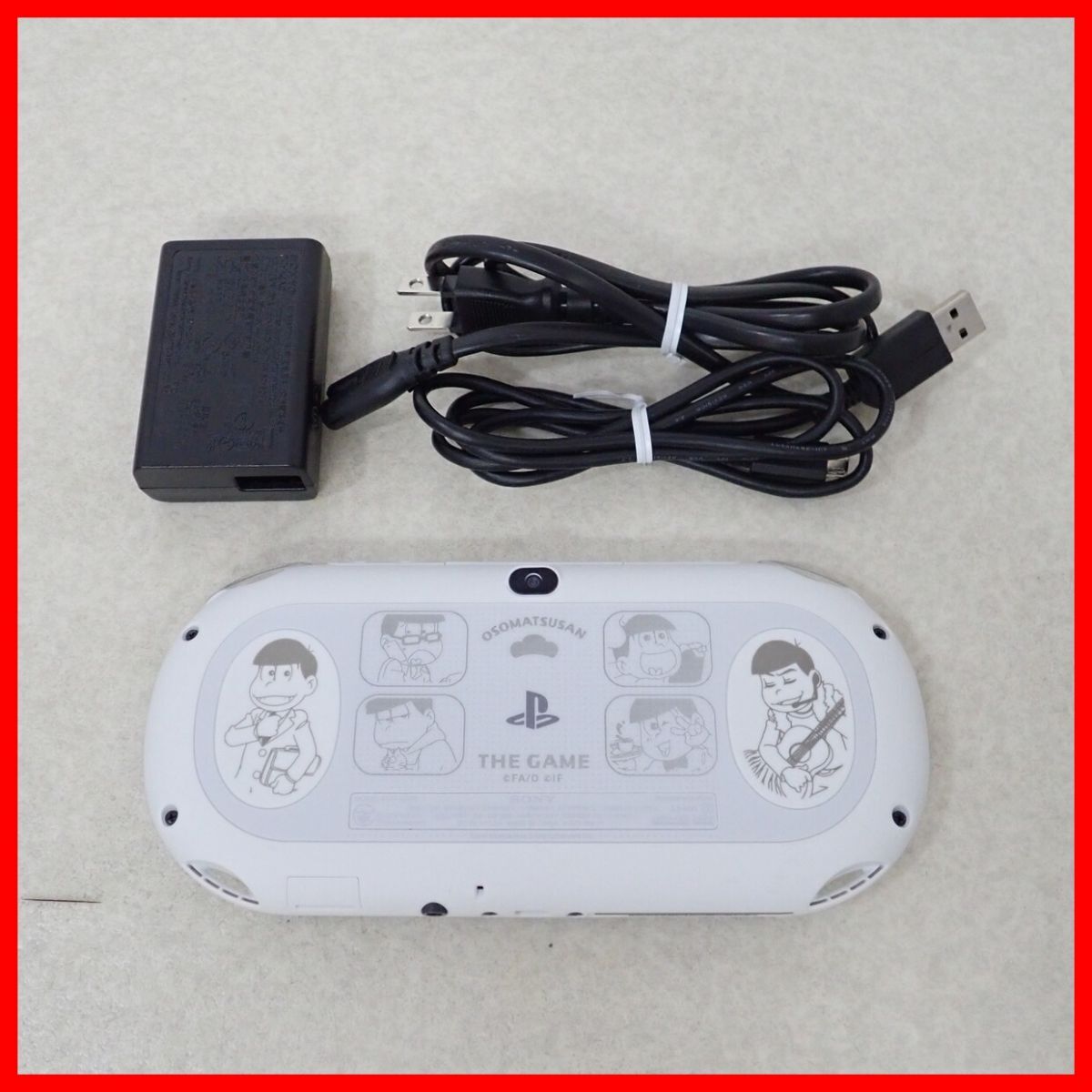 動作品 PSVITA プレイステーション・ヴィータ おそ松さん THE GAME 6つ子 スペシャルパック 本体 PCH-2000 ソニー SONY【10拍卖