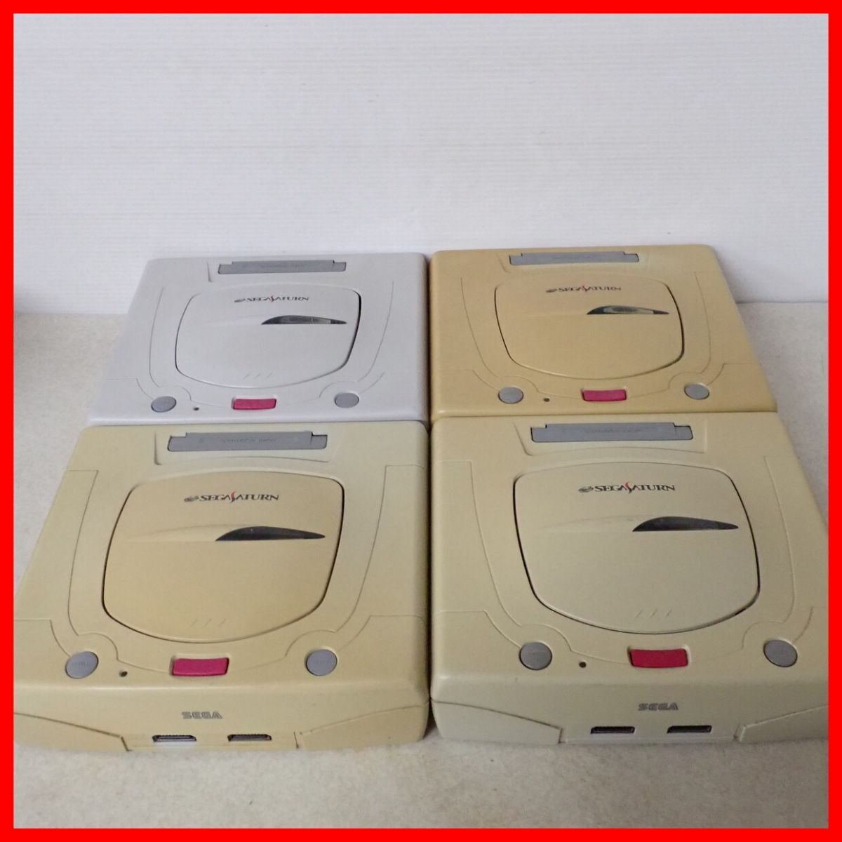 動作品 SS セガサターン 本体のみ HST-3220 まとめて4台 セット SEGA SATURN セガ SEGA【20拍卖