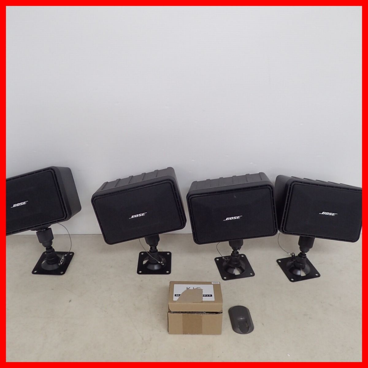 ★ BOSE スピーカー MODEL 101MM まとめて4台セット スタンド付 ボーズ 動作未確認【40拍卖