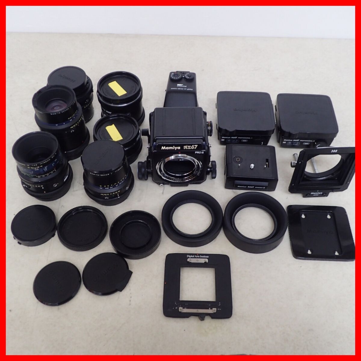 ★ Mamiya 中判一眼レフカメラ RZ67 PROII 付属品まとめてセット マミヤ 現状品【40拍卖