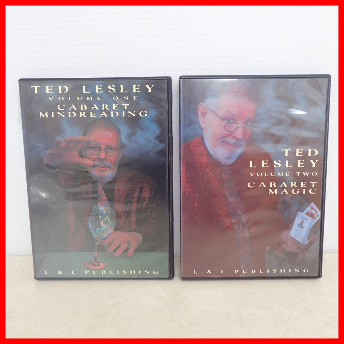 DVD TED LESLEY まとめて2点セット VOLUME ONE CABARET MINDREADING/VOLUME TWO CABARET MAGIC マジック テッドレスレイ 手品 読心術【10拍卖