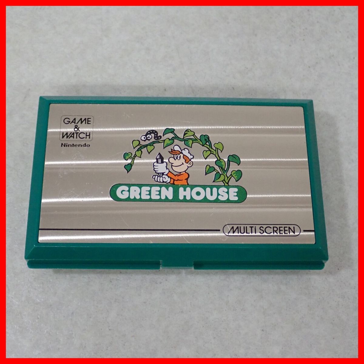 修理品 GAME&WATCH MULTI SCREEN ゲーム&ウオッチ グリーン ハウス GREEN HOUSE 本体 DH-54 Nintendo 任天堂【PP拍卖