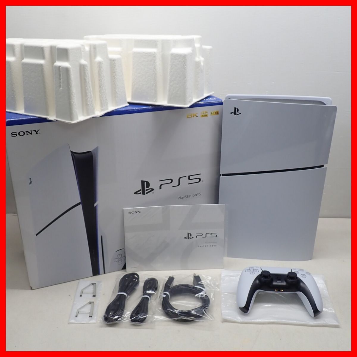 PS5 プレステ5 本体 CFI-2000A01 1TB ディスクドライブ搭載モデル PlayStation5 SONY ソニー 箱説付 ジャンク【20拍卖