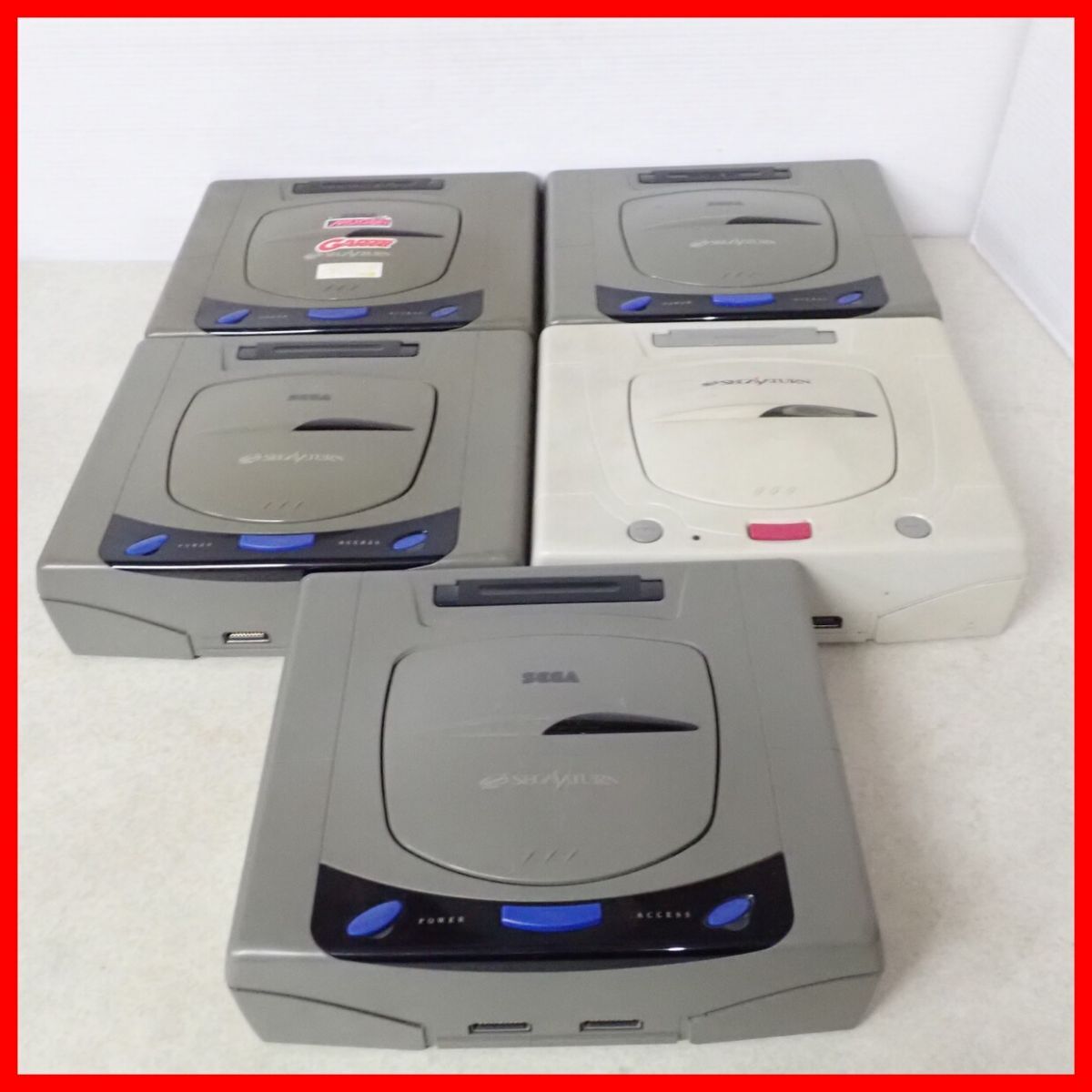 SS セガサターン 本体のみ HST-3200/HST-3210/HST-3220 まとめて5台セット SEGA SATURN セガ SEGA ジャンク【40拍卖