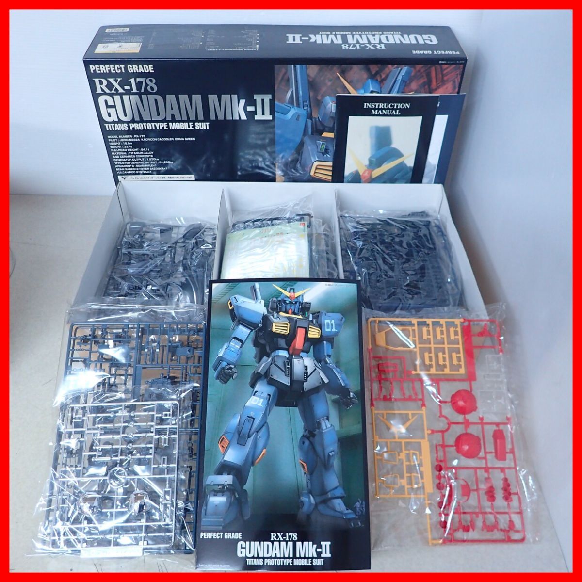 未組立 バンダイ PG 1/60 RX-178 GUNDAM Mk−II ガンダムマーク2 ティターンズ BANDAI プラモ【40拍卖