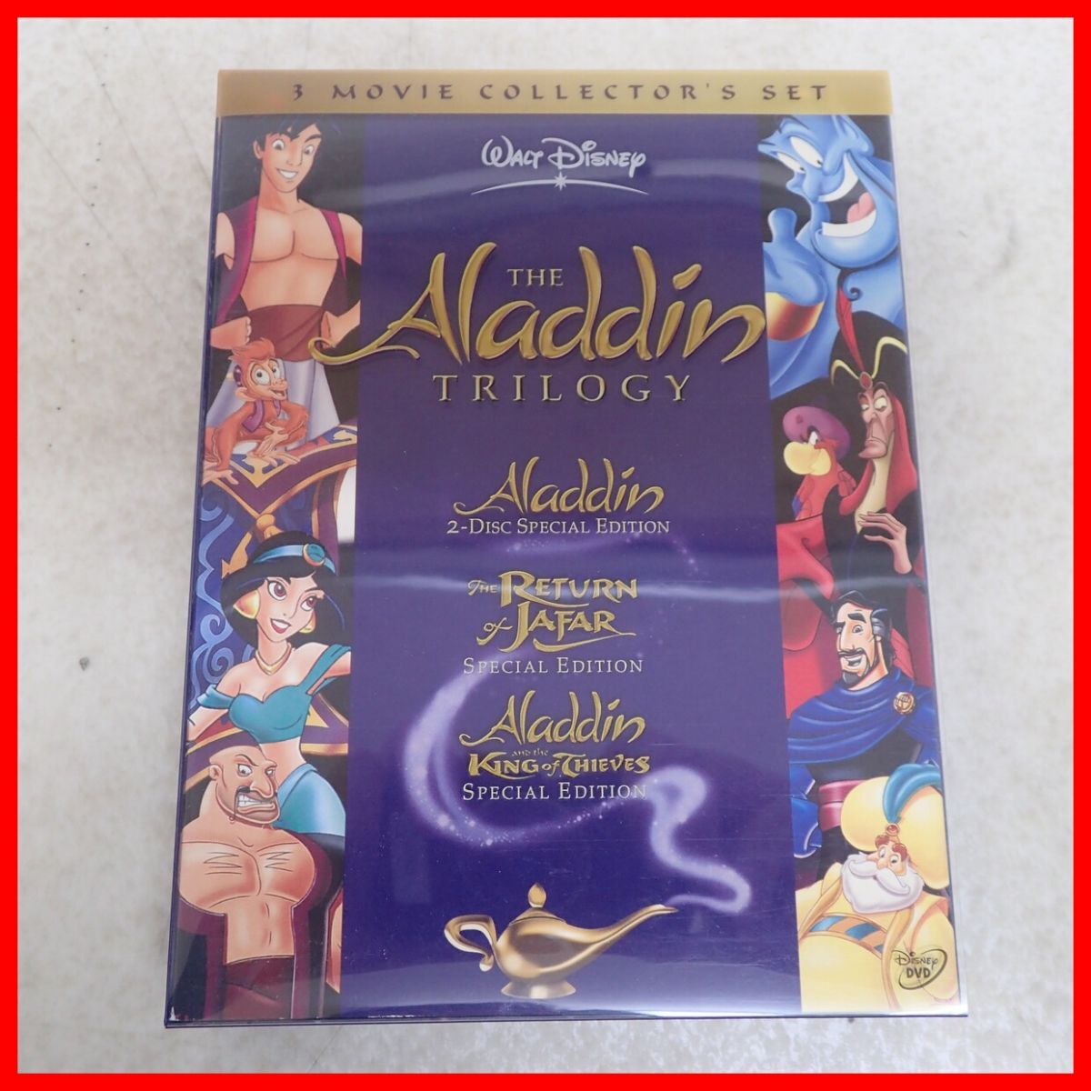 ディズニー DVD アラジン THE Aladdin TRILOGY 3 MOVIE COLLECTOR’S SET Disney【10拍卖