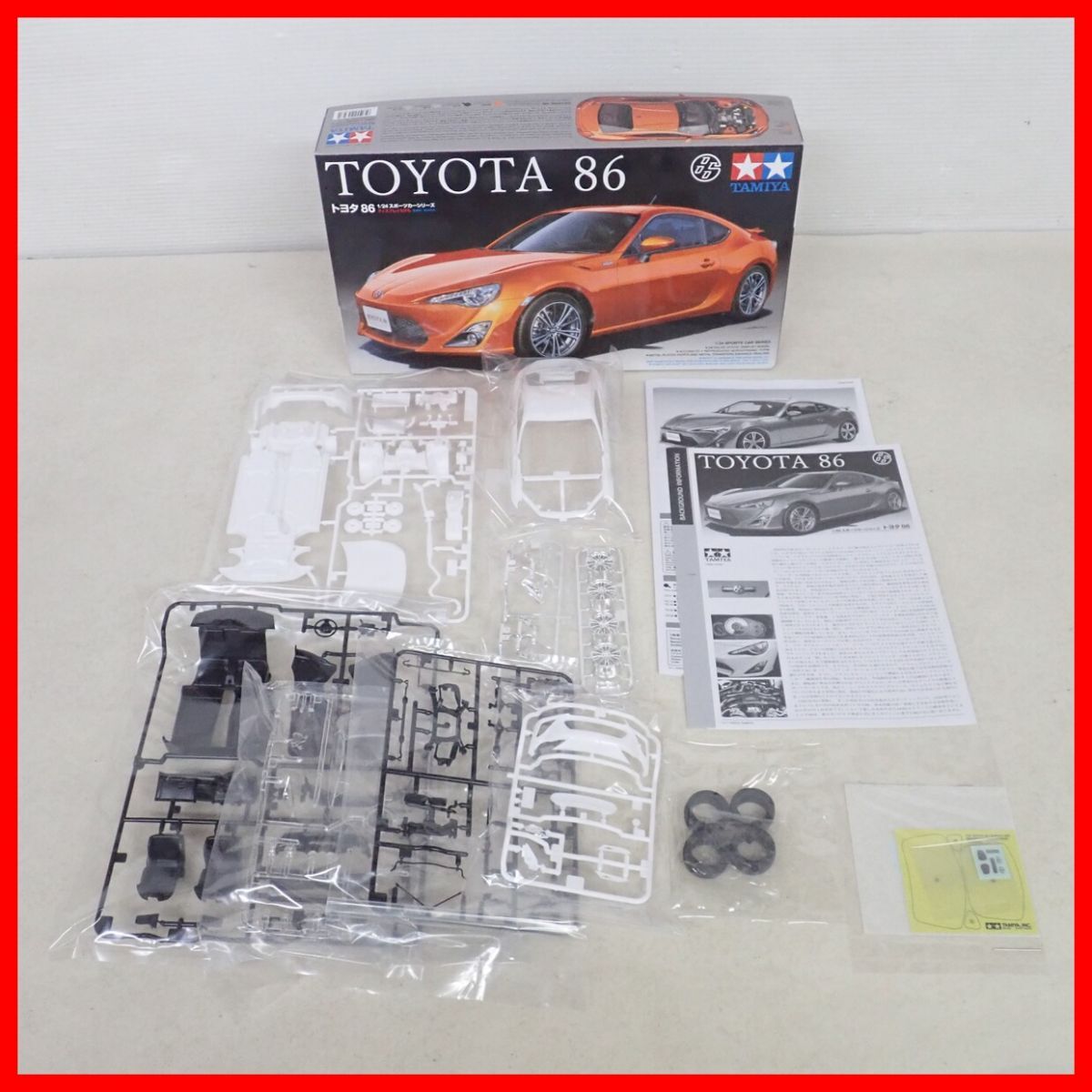 未組立 タミヤ 1/24 ITEM 24323 トヨタ 86 プラモデル スポーツカーシリーズ TOYOTA TAMIYA【20拍卖