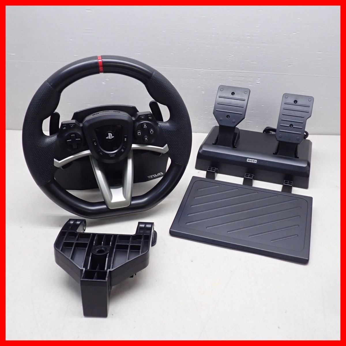 動作品 PS5/PS4/PC HORI レーシングホイールエイペックス RWA SPF-004 ホリ ステアリングホイール ハンドルコントローラー【20拍卖