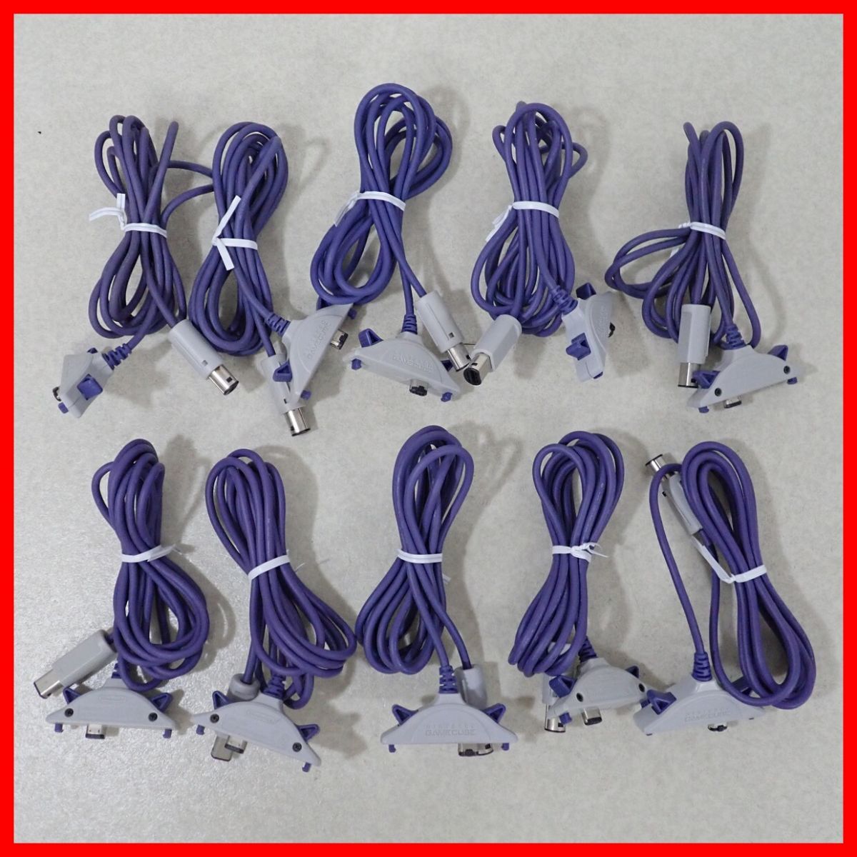 GC GBA ゲームキューブ ゲームボーイアドバンス GBAケーブル DOL-011 まとめて 10本 大量セット 任天堂 Nintendo【10拍卖