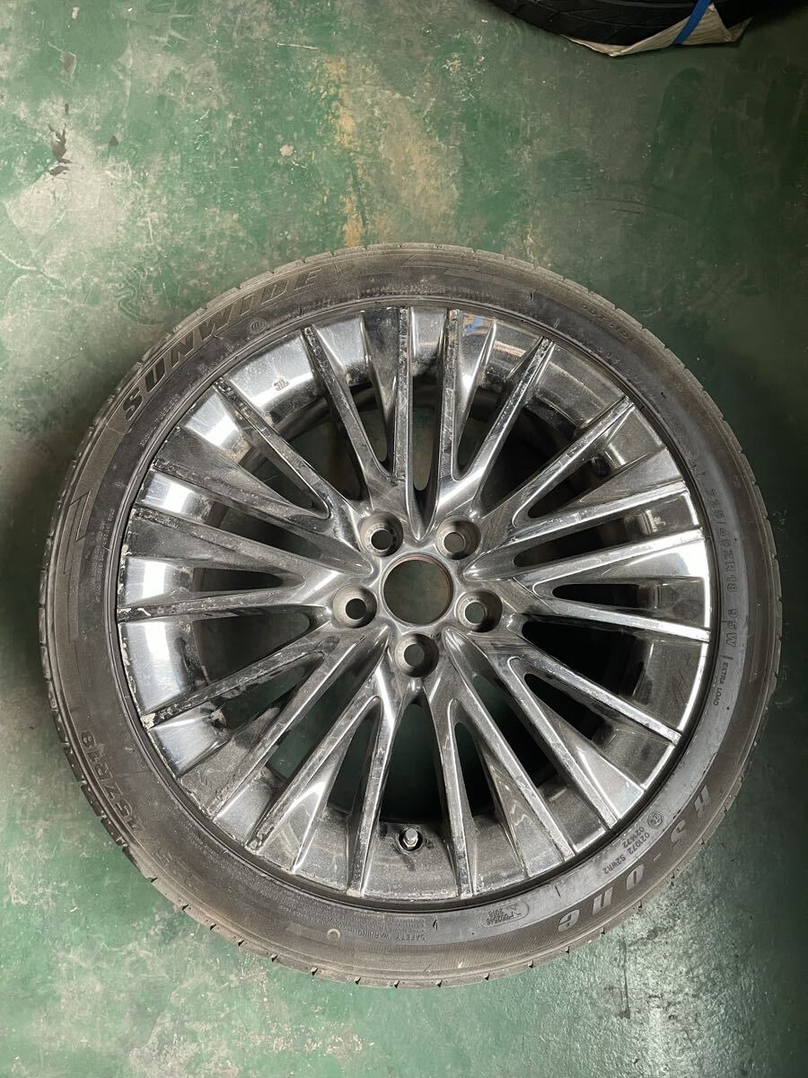 トヨタ クラウン 220 後期型 AZSH20 ホイール 225/45R18 45R18 PCD114拍卖