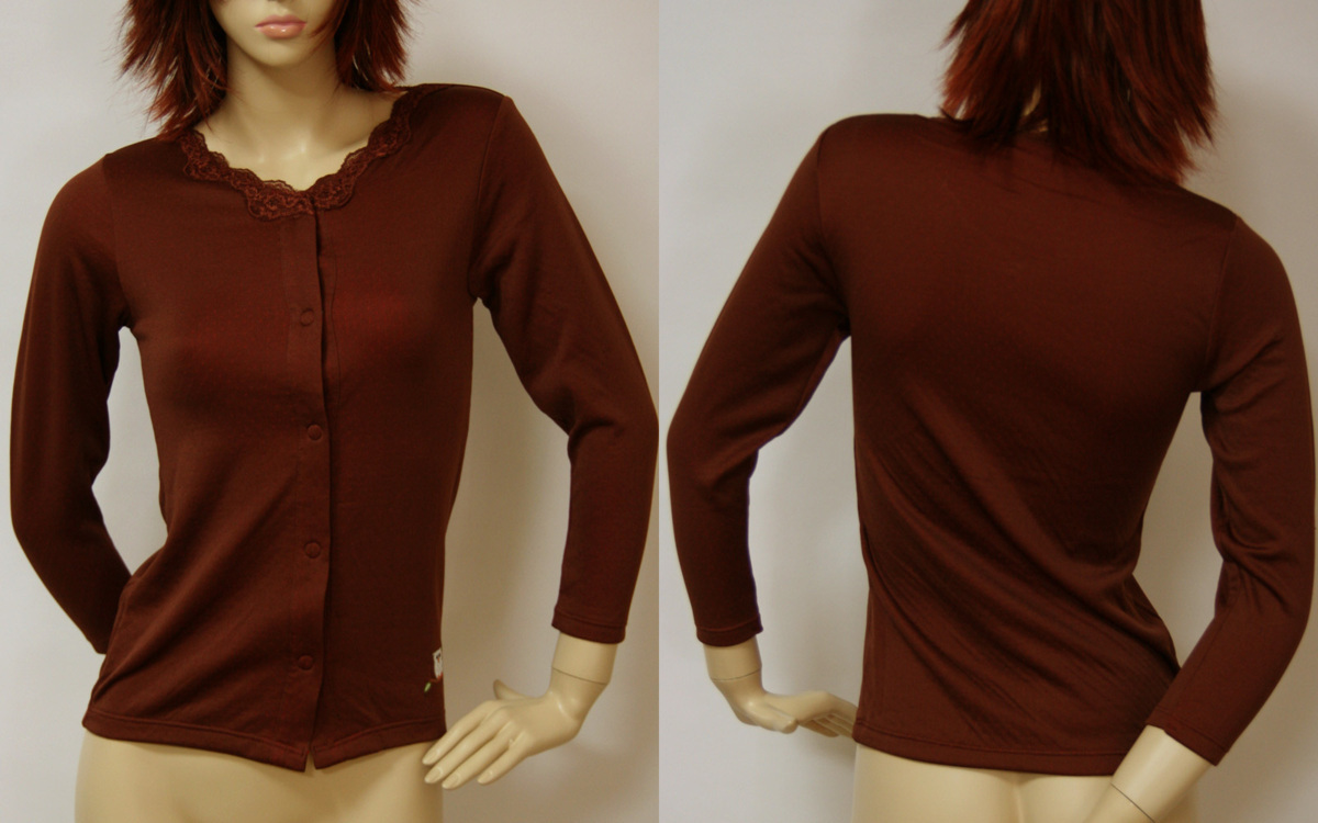 送料無料◆裏地:綿100%◆袋編み◆吸汗性&放湿性◆着脱テープ◆赤色縁起◆ふくろう刺繍◆マジックテープ式◆長袖インナー(LL/ブラウン)拍卖