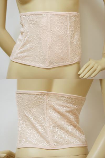 送料無料◆超お得◆2枚組◆マジックテープ式◆花柄レース◆ウエストニッパー【64】(M/スキンベージュ)◆ダイエット◆産前・産後リフォーム拍卖