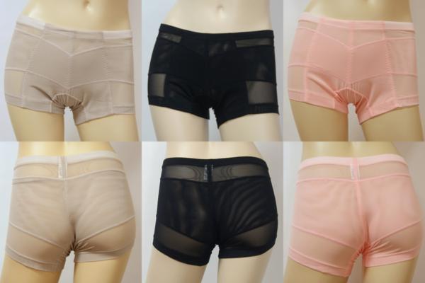送料無料◆超お得◆3色組◆日本製◆引き締め効果◆メッシュ素材◆パワーネット◆ダイエット◆骨盤ガードル(M/ベージュ&ブラック&ピンク)拍卖