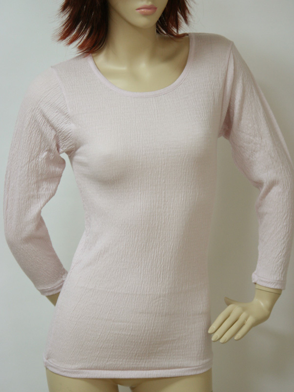 送料無料◆超お得◆2枚組◆日本製◆天然繊維の優しさ◆テンセル&綿混◆程よい伸縮性◆楊柳織り◆8分袖インナー(LL/ベージュ)6447拍卖