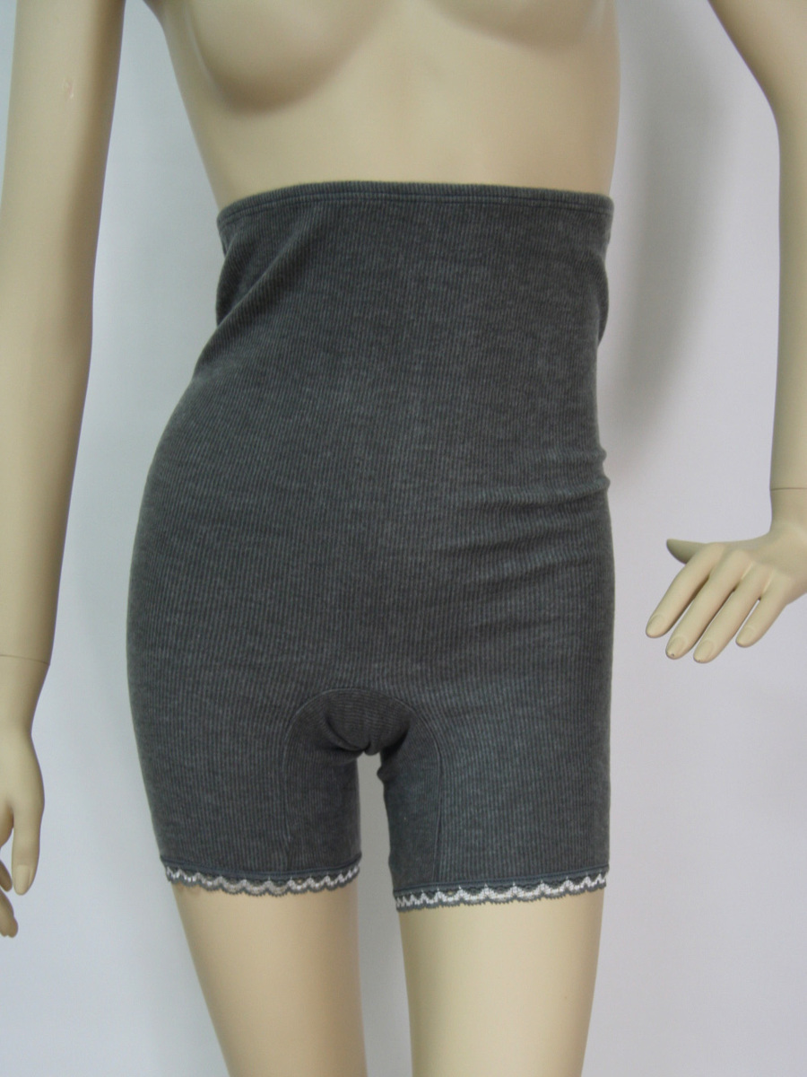 送料無料◆超お得◆日本製◆お腹すっぽり◆深履き◆ハイウエストロングタイプ◆あったか腹巻ボトムパンツ(M/チャコールグレー)05437拍卖