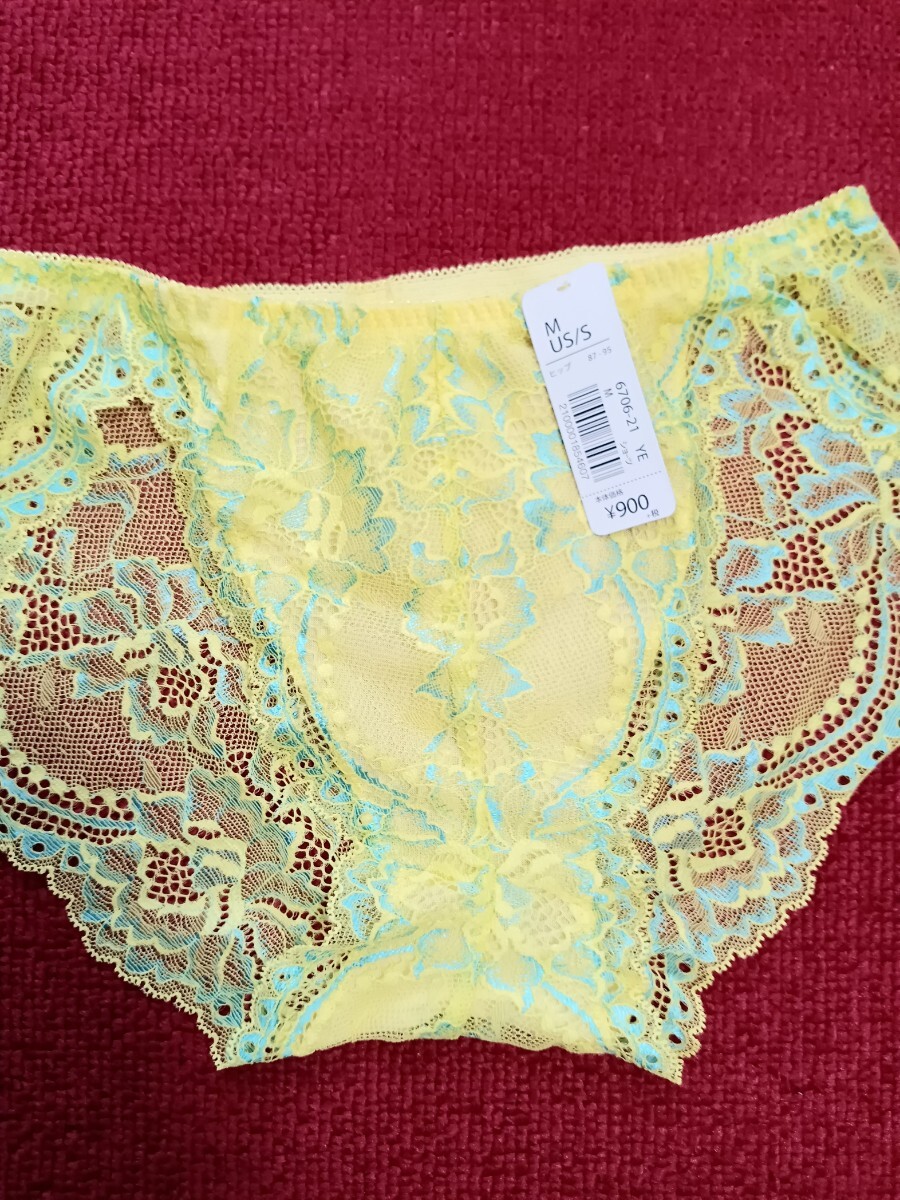 新品 エメフィール ショーツ イエロー 黄色 黄緑 M 拍卖