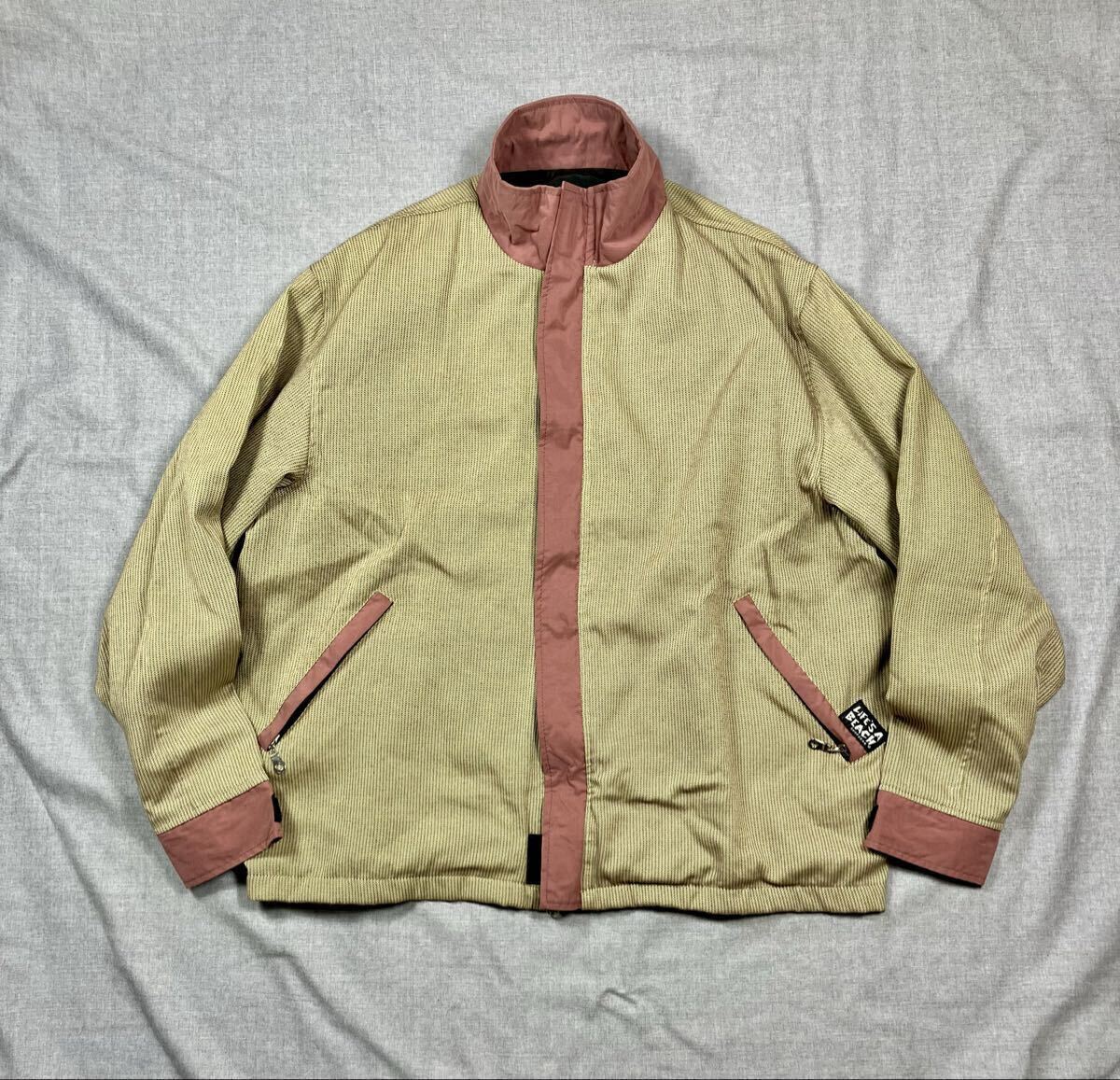 当時物 80s USA製 LIFE'S A BEACH ビンテージ ジャケット L ライフアビーチ santa cruz zorlac powell stussy ゴンズジャケット 90s拍卖